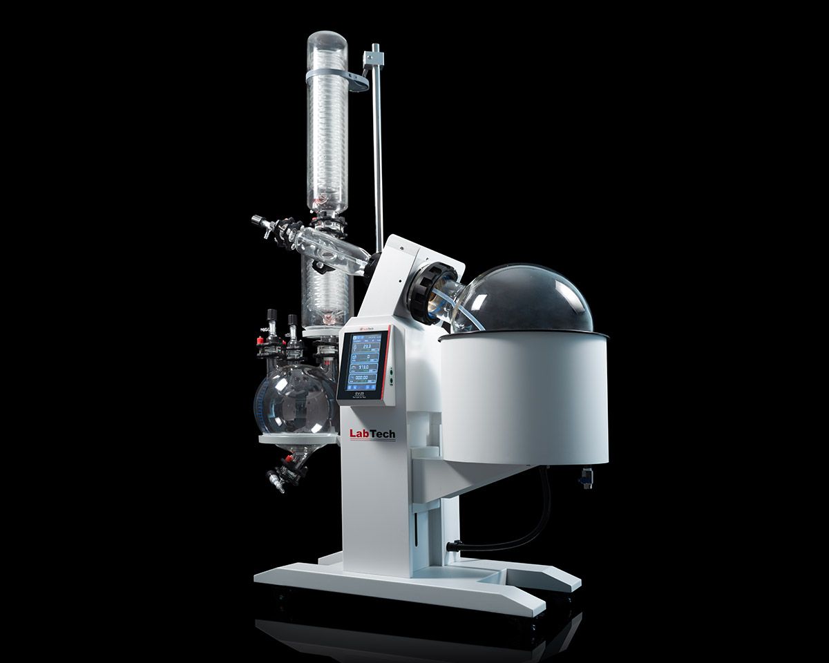 Evaporador rotativo grande con elevación automática